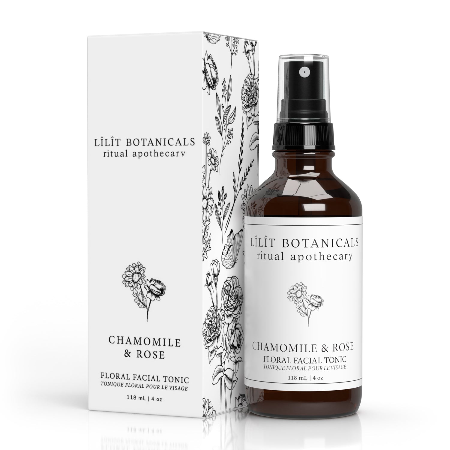 Chamomile Rose Floral Facial Tonic